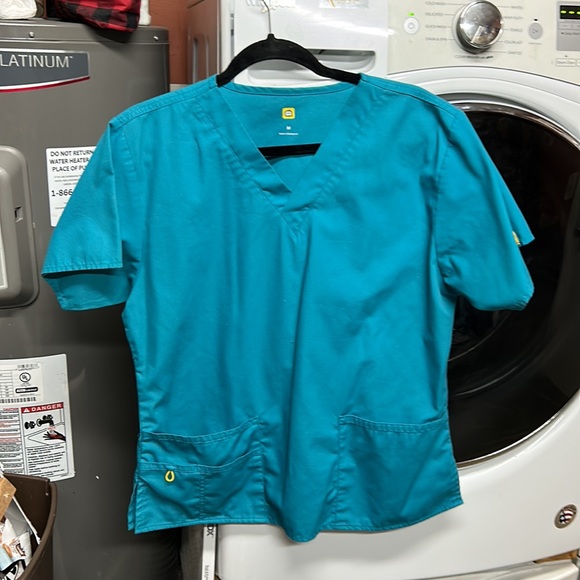 Teal green scrubs size M - Picture 2 of 16